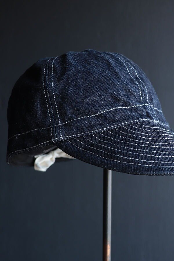 Mechanics Cap Long Brim / Dark Indigo - BSSC-20902Long | Collection ...