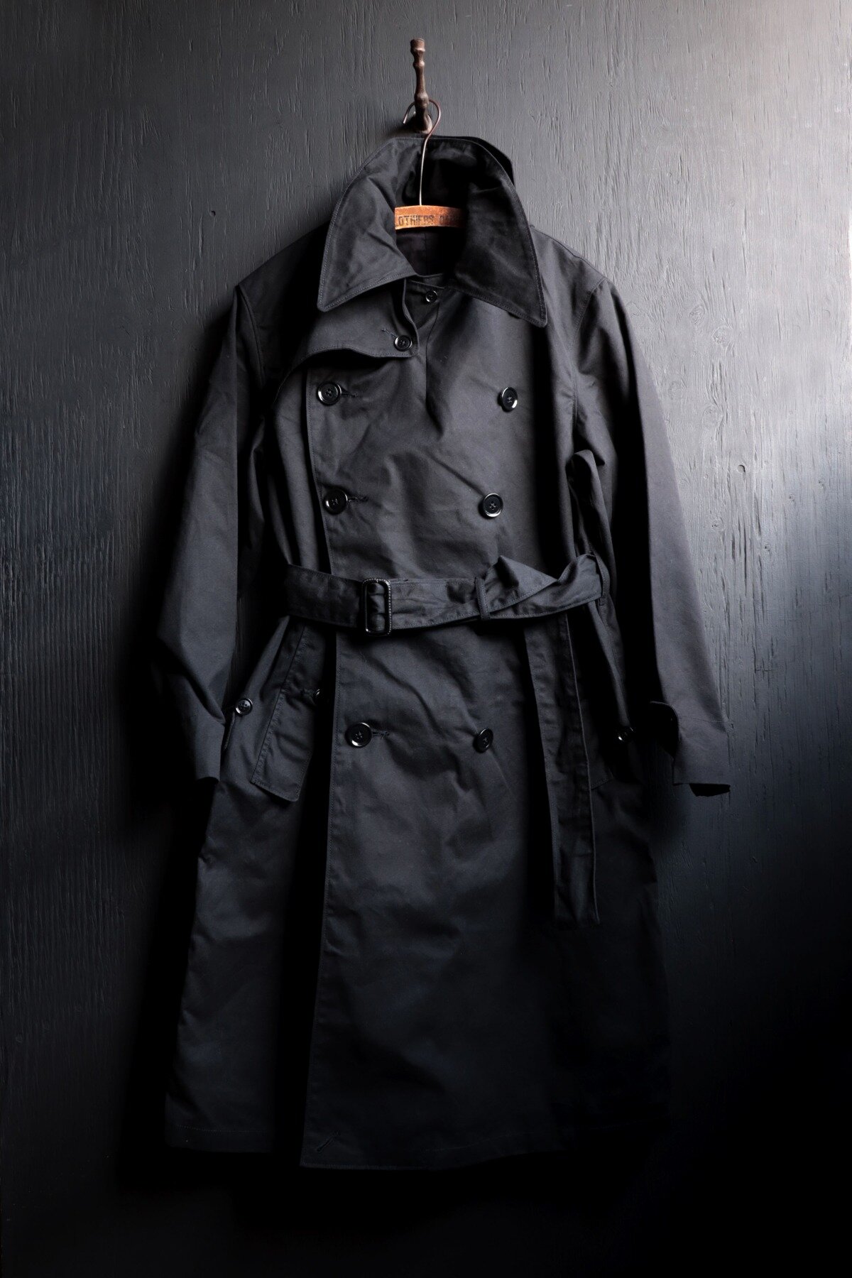 Paraffin Weather Commander Coat / Sand Black - BSFJ-22404 