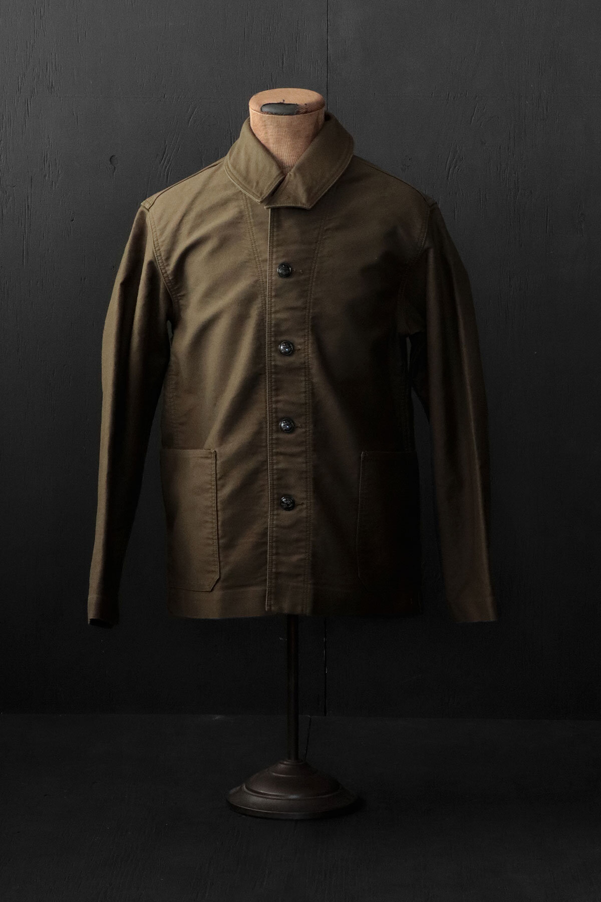 BS Moleskin Utility Jacket BSFJ20411B Collection BLACK SIGN