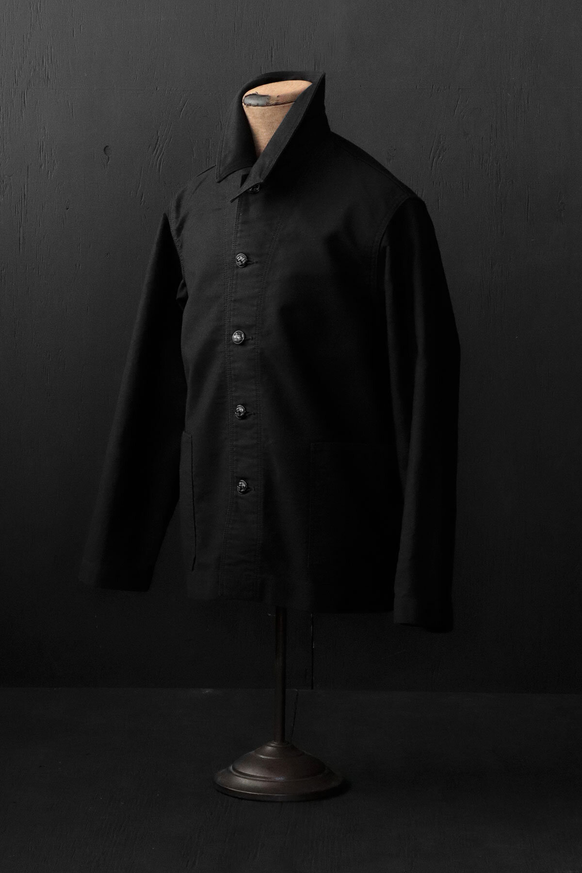 BS Moleskin Utility Jacket BSFJ20411B Collection BLACK SIGN