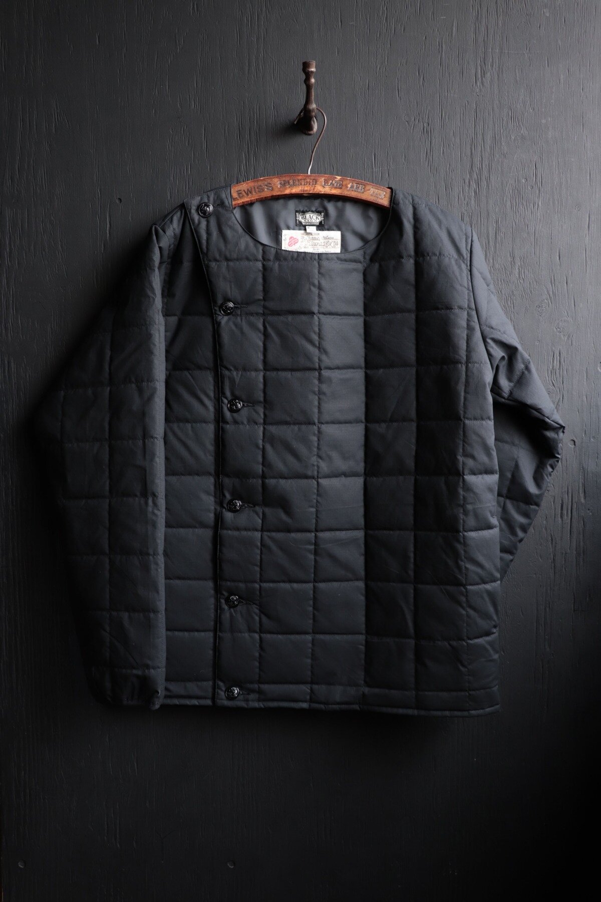 Waxed Cotton Swindler Warm Jacket / Midnight Black BSFJ22403